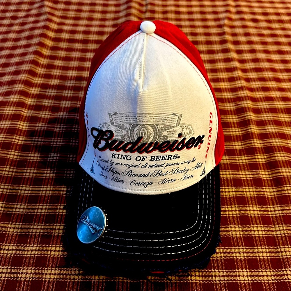 Men’s Budweiser Hat With Bottle Opener